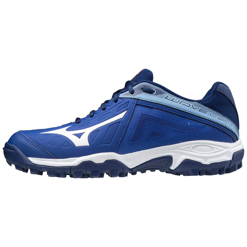 Scarpe da hockey Mizuno Wave Lynx Donna - Nere/Bianche/Blu - 16049-KOWF